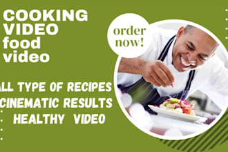 create a good and tasty cooking recipe video