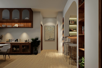 do interior design, 3d modeling and rendering of your house