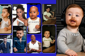 do realistic ai baby talking ai baby video ai baby podcast viral video