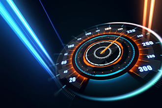 create amazing racing sport car logo animation