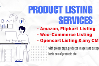 do product listings on your e commerce sites, amazon, flipkart and any cms