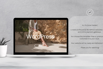 professional wordpress site with SEO and payment gateway