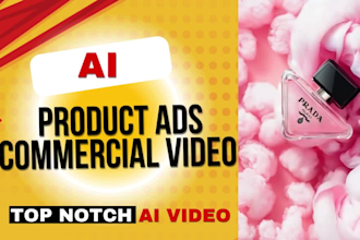 create top notch ai product ads, ai commercial video, ai movie trailer, ai art
