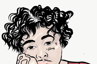 draw your professional stylized cartoon portrait like  comic