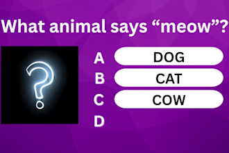 create trivia questions, quiz, youtube videos, quizzes, video editing