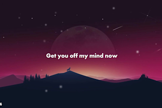 create amazing lyric videos