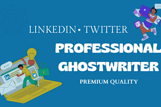 ghostwrite and optimize your linkedin profile to attract leads brand building