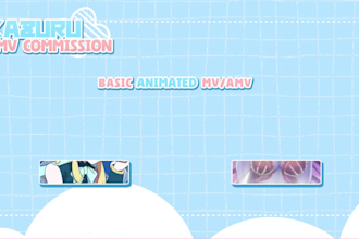 create music video for your cover utaite or vtuber