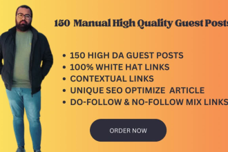 publish 100 guest posts with high da 90 google approved site