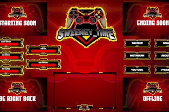 design ultimate animated twitch overlay