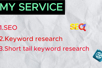 be professional SEO keyword research, competitor analysis