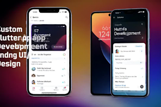 custom flutter app development and stunning UI UX design