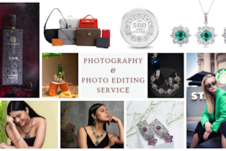 do amazon product jewelry photo editing, retouching, background removal