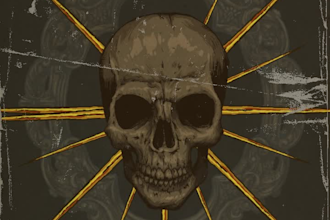 create a horror tshirt or poster design illustration