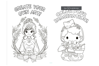 create coloring pages for children suitable for KDP