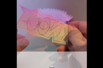 create a custom shaped business card to remember