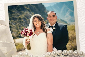 create a picture slideshow for wedding