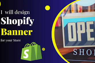 design website banner shopify banner and web slider