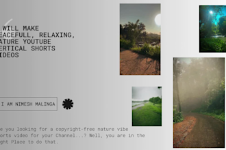 create nature viral  short video for use youtube channel