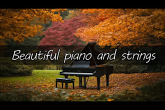 compose piano and strings soundtrack for your project