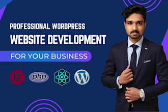 create an amazing responsive wordpress website for you