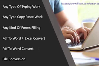 do fastest data entry typing work excel, word website manage
