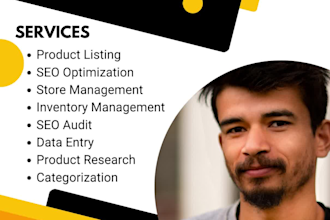 be your professional amazon virtual assistant, shopify, walmart, or ebay