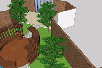 do exterior design 3d modeling landscape design and 3d rendering