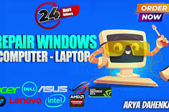 fix windows 10 and 11 PC or laptop errors optimize and speedup your system fast