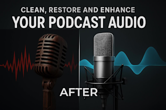 clean, restore, and enhance your podcast audio