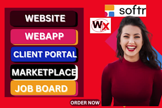 create softr webapp, wix website design for your business