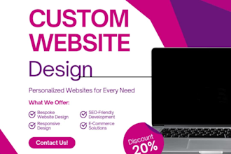 custom responsive web design focus small businesses