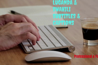 add professional synced subtitles, srt to your english, luganda, swahili video