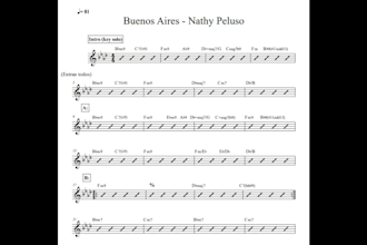make chord chart or lead sheet for any song