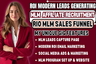 mlm promotion, mlm sales funnel, mlm promotion, affiliate recruitment, mlm lead