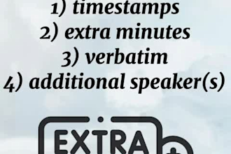 accurately transcribe your audio or video into text