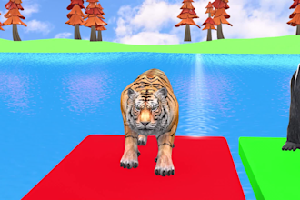make 3d fountain crossing videos for kids catoon