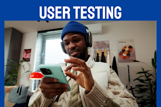 do app testing and website testing, ipad, QA, iphone and android user testing