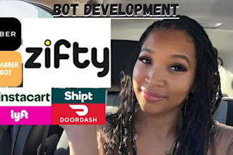 automate zifty bot uber and uber eat grabber lyft shipt instacart doordash bot