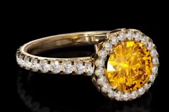 create jewelry animation with realistic lighting for ad and display