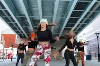 create a custom shuffle dance video for tiktok, reels, or shorts