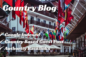 publish guest posts on pure country blogs with backlinks