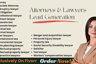 do niche attorneys, lawyers, and law firms lead generation