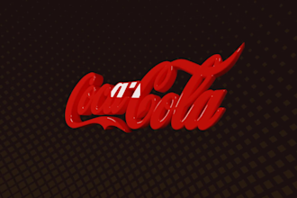 convert your 2d logo to 3d with renders