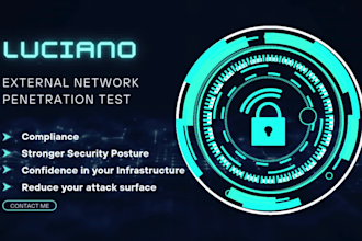 perform an external network penetration test for compliance related needs
