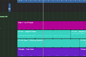 produce original beats, mix and master your tracks and vocals