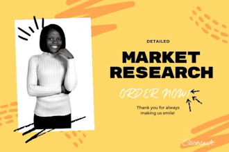 do a detailed market research and swot analysis