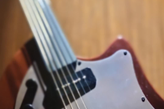 record professional electro fretless guitar for your project