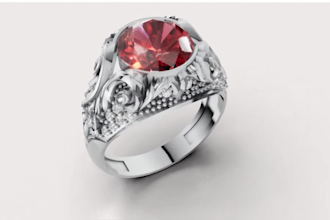 create premium jewelry ring cad designs