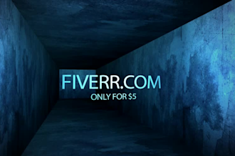 create an intro for your website or animate your name , text or logo